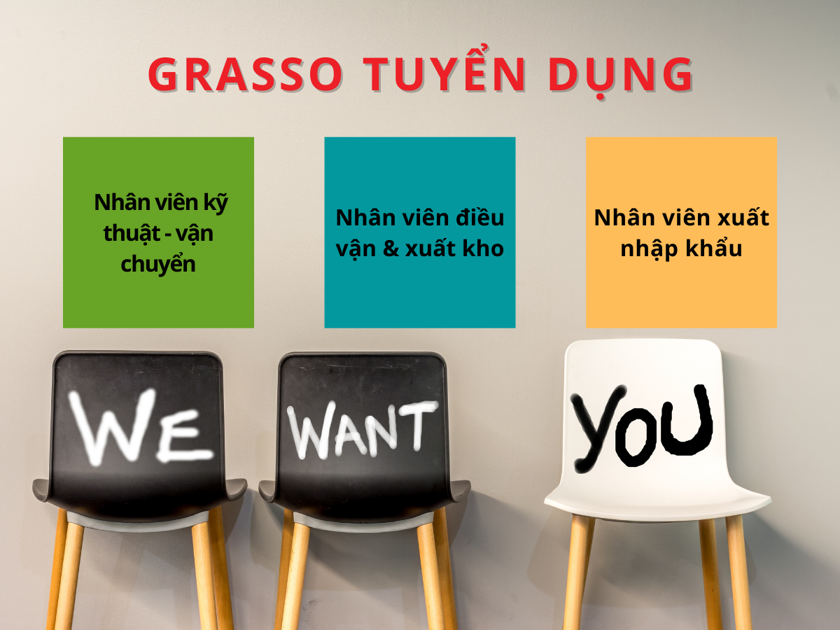 GRASSO TUYỂN DỤNG